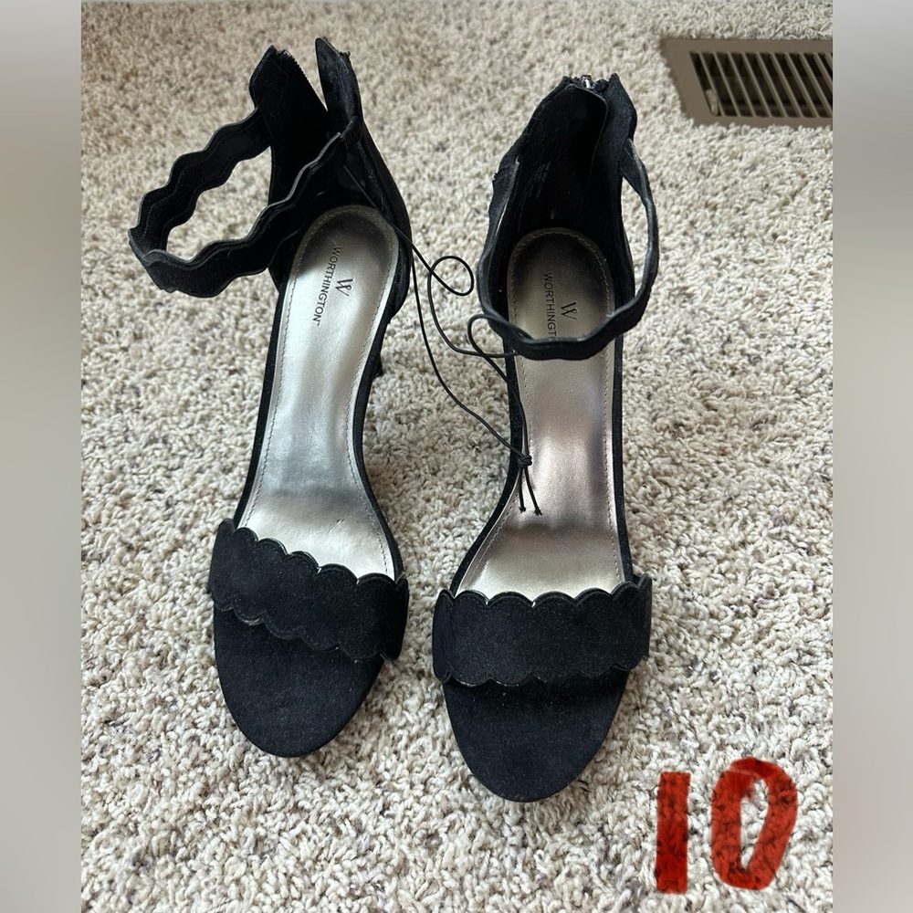 Black high heels